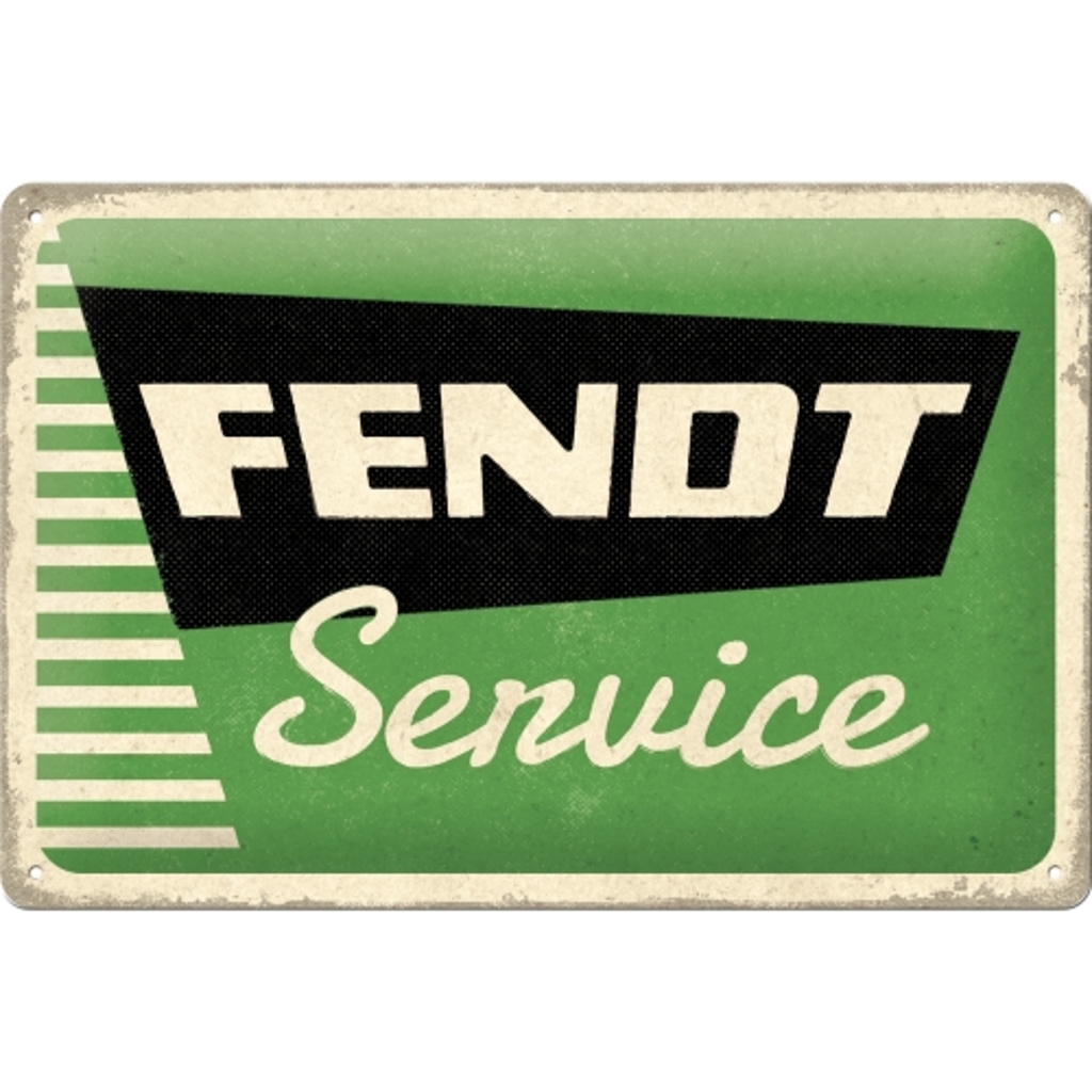 Blechschild Fendt Service 20 x 30 cm