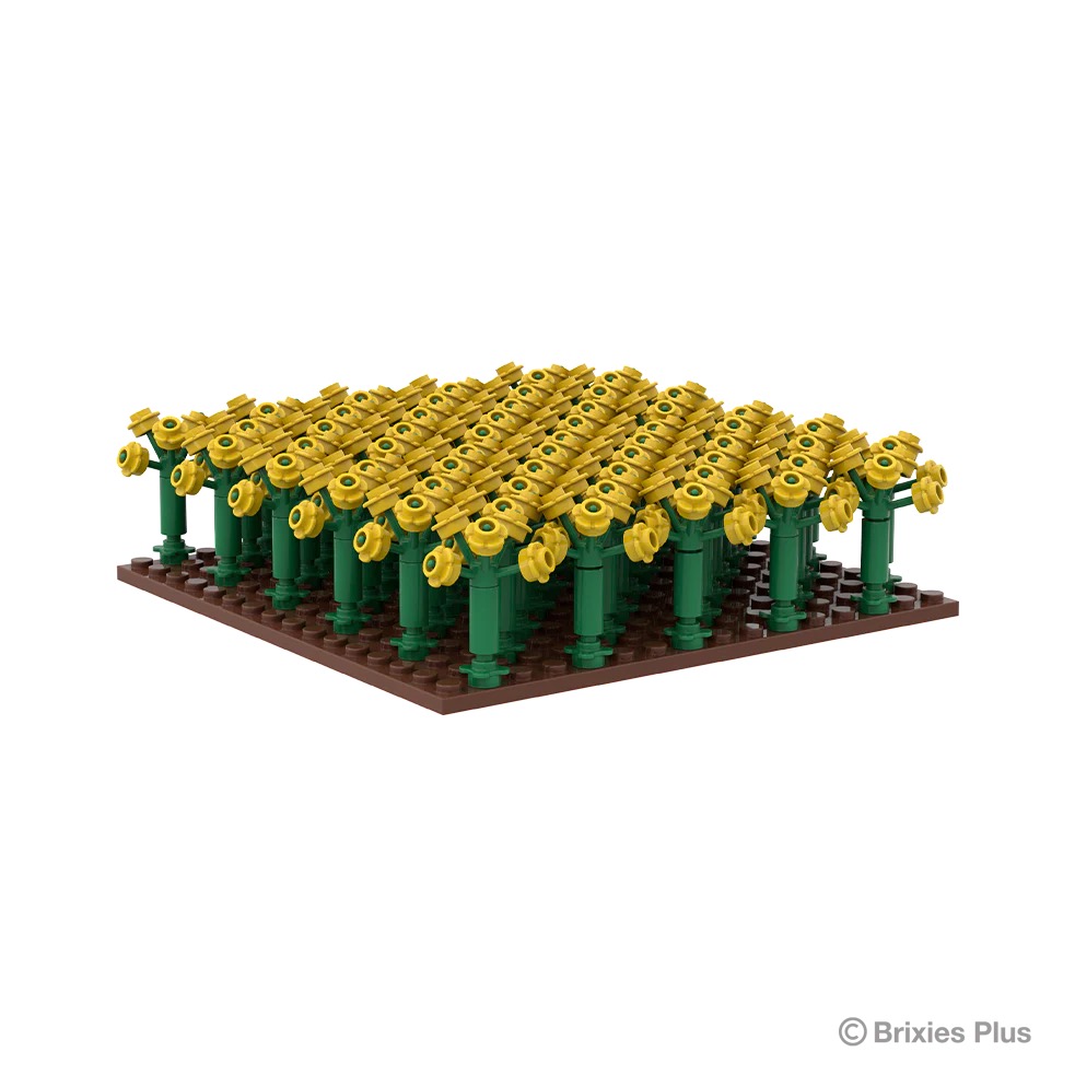 BRIXIES Plus Rapsfeld in der Blüte Modell von Brixies Plus 