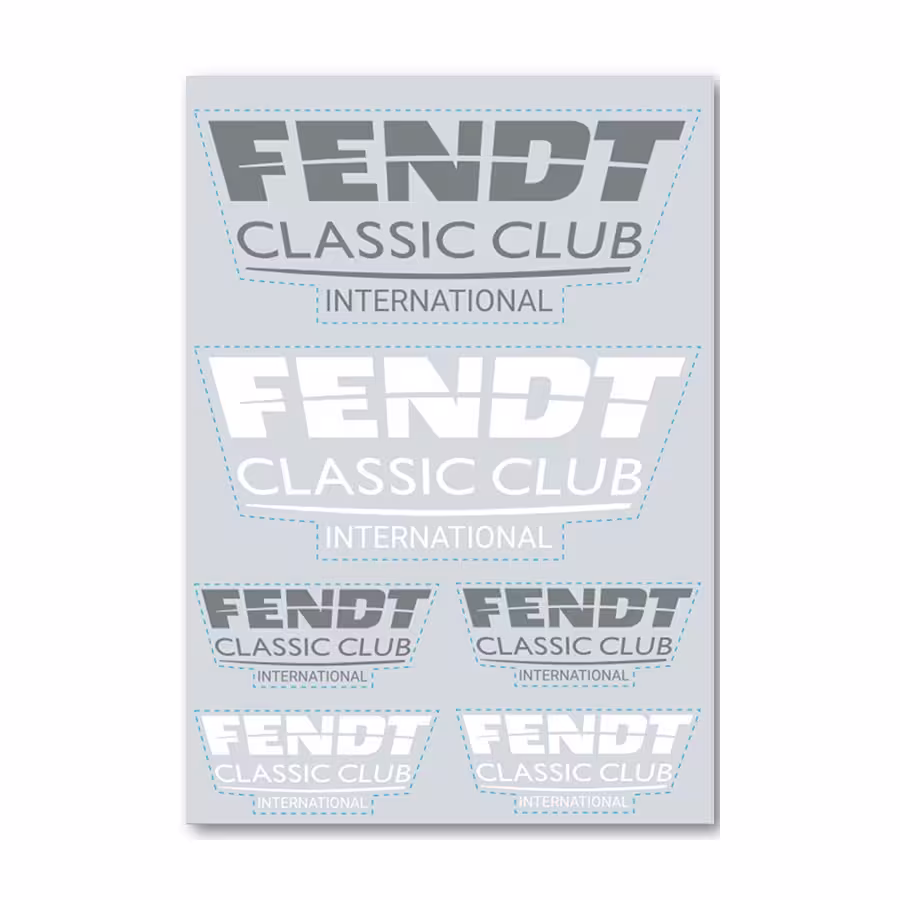 Autoaufkleberset: Fendt Classic Club International eilbote-onlineshop - Agrarfox