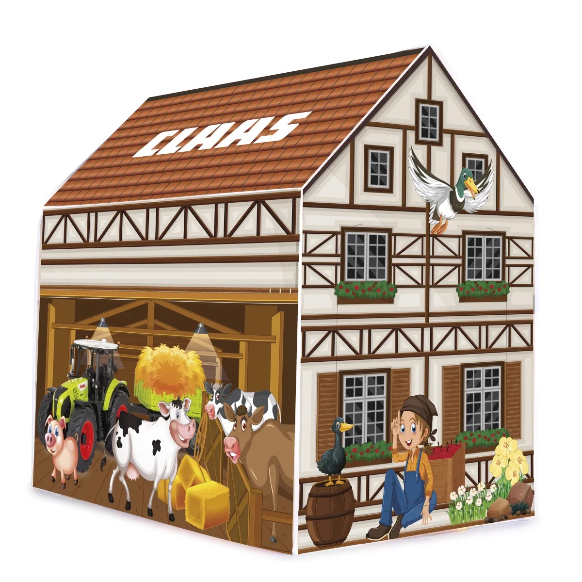 Claas Spielhaus Bauernhof 95 X 95 x 65 cm 