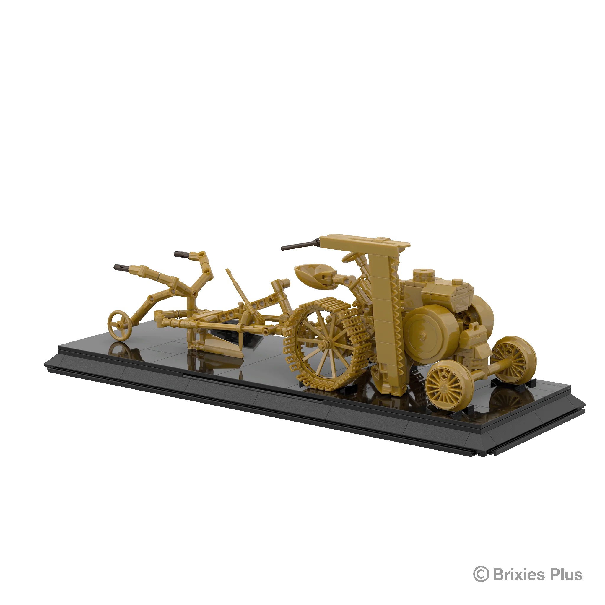 BRIXIES Plus Fendt Dieselross 1930 Limited Edition (grau) Modell von Brixies Plus 1:32