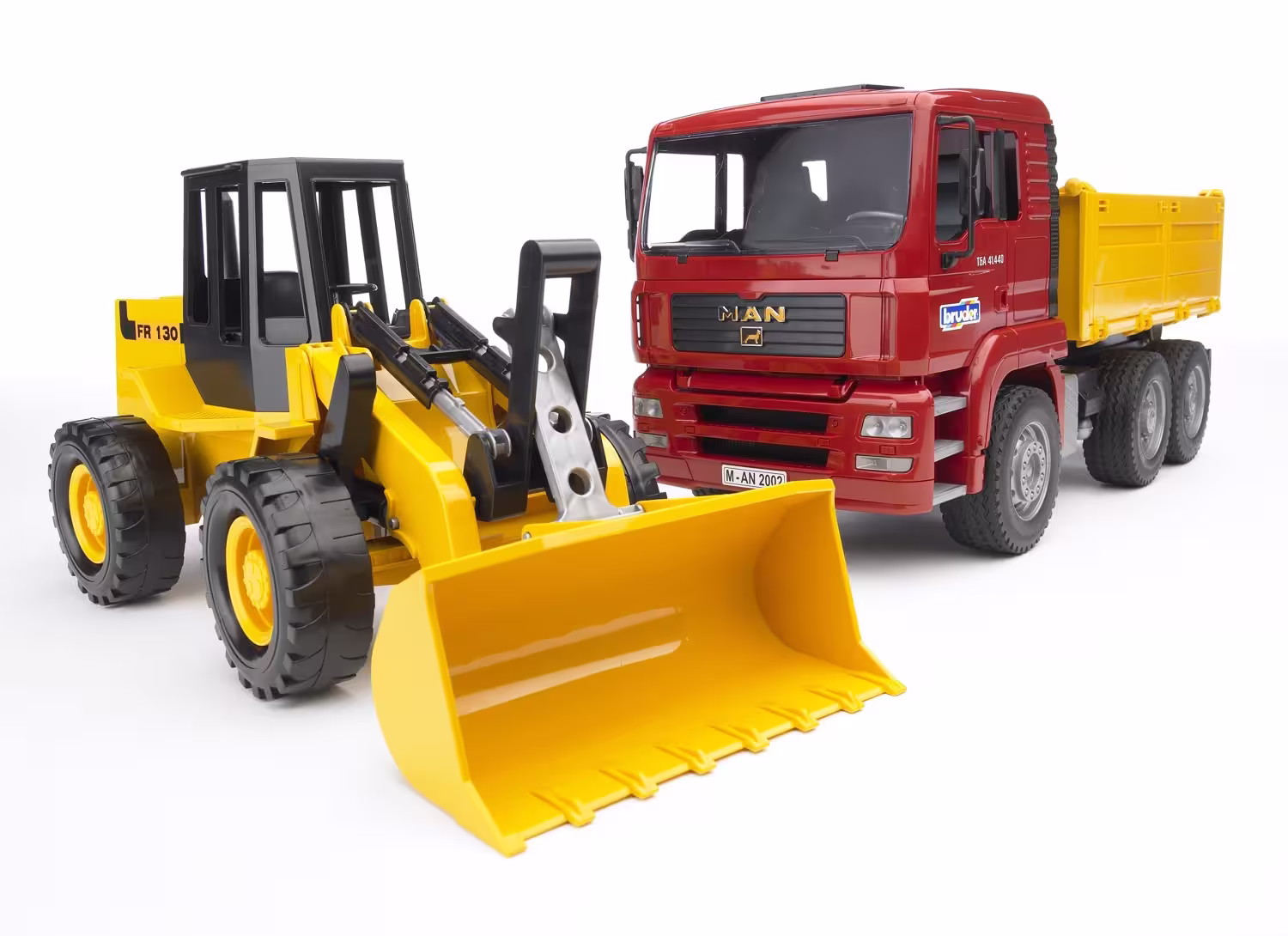 MAN TGA Kipplastwagen mit Gelenkradlader FR130 eilbote-onlineshop - Agrarfox