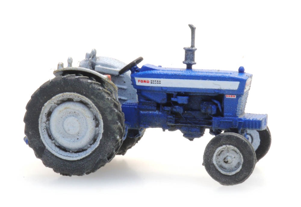 Ford 5000 Traktor blau Modell von Artitec 1:160
