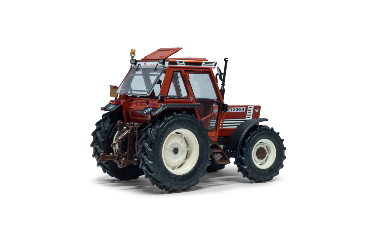 Fiat 80-90 supercomfort Kabine 4WD lepre e Hi-Lo Modell von Ros 1:32