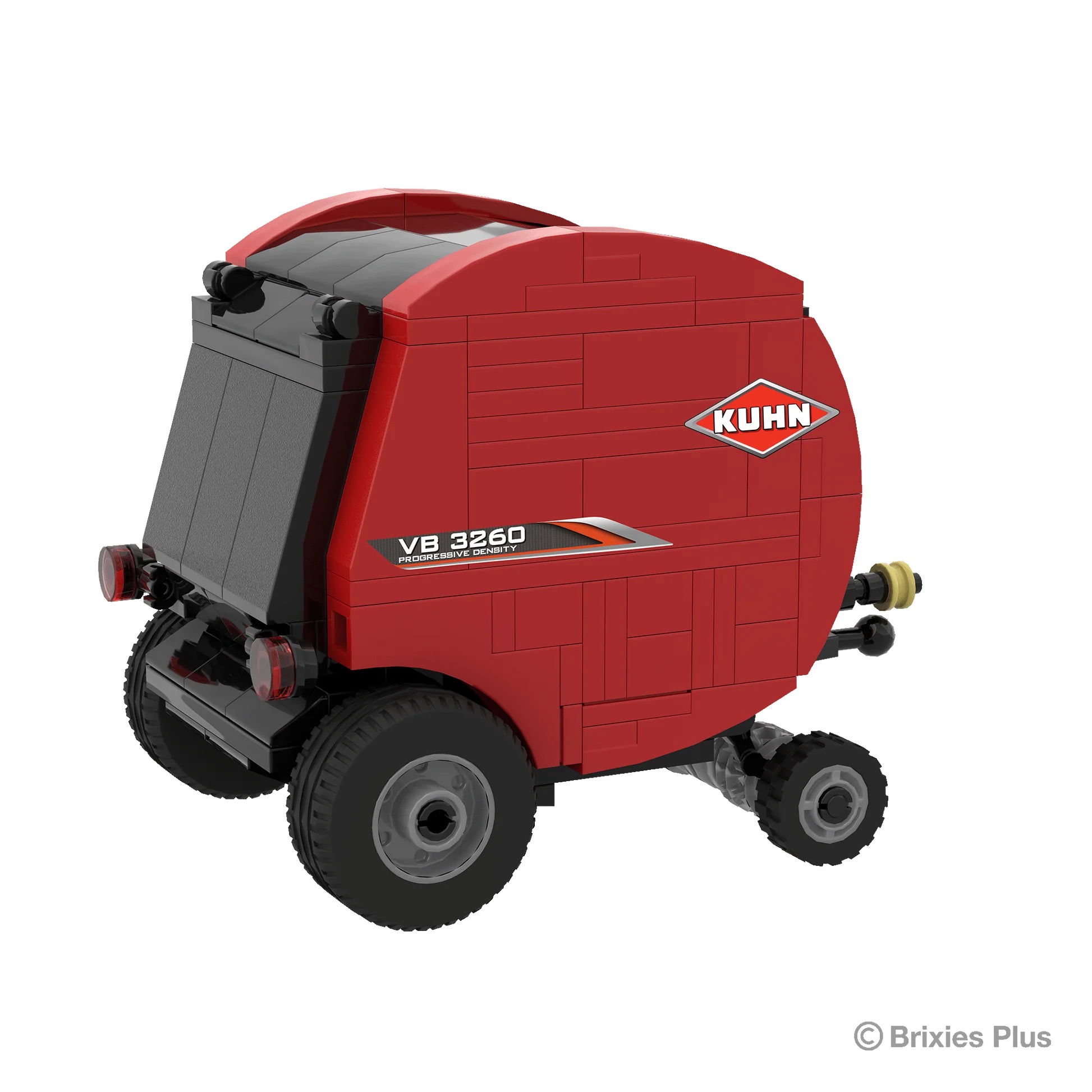 BRIXIES Plus Kuhn Round Baller VB 3260 Modell von Brixies Plus 1:32