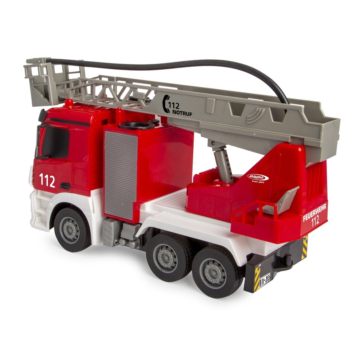 Jamara Camion pompier Mercedes Antos 1:26 fonction spray pas cher Jamara Camion pompier Mercedes Antos 1:26 fonction spray pas cher