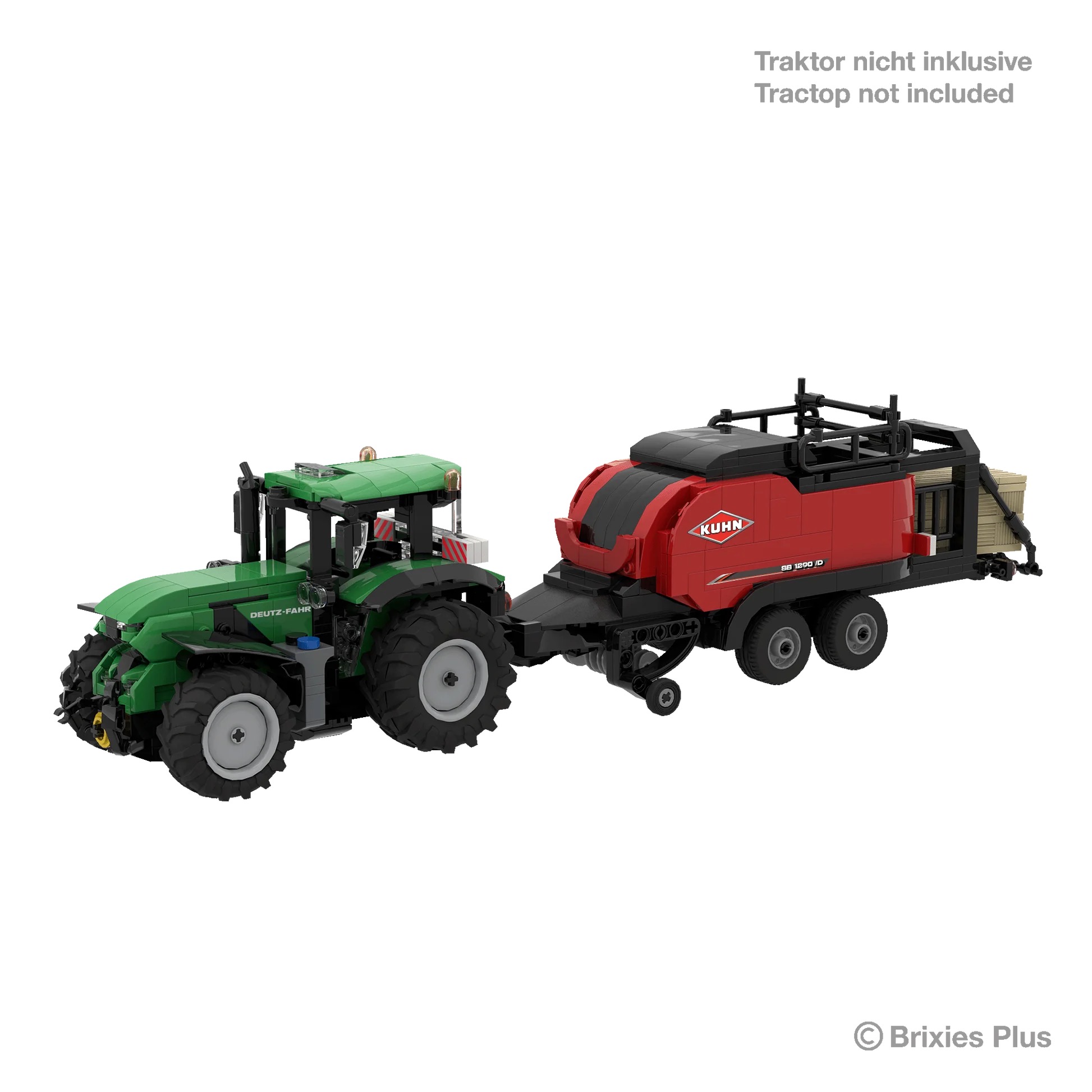 BRIXIES Plus Kuhn Square Baller SB 1290 Modell von Brixies Plus 1:32