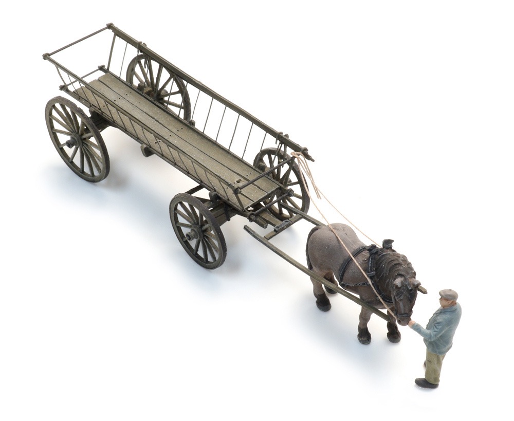 Leiterwagen + Figur Modell von Artitec 1:87