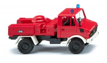 MA76833-1 Artikelname: Feuerwehr-Pulverlöschfahrzeug (Unimog U 1700 L) Originalhersteller: Mercedes-BenzUnimog von Wiking im Maßstab: 1:87 Hersteller-Nr: 060403