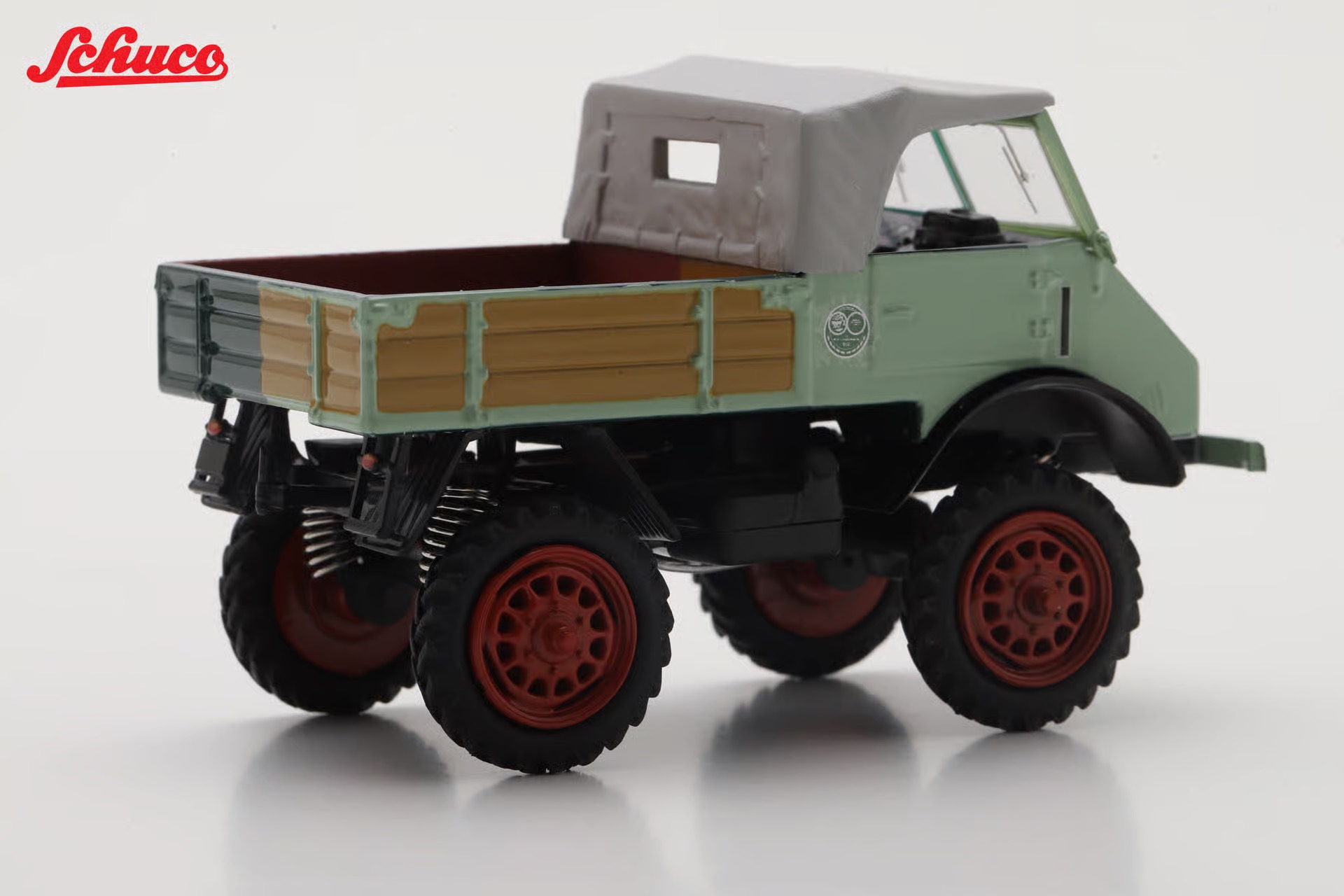 Mercedes-Benz Unimog 401 halb alt/neu 1955 Modell von Schuco 1:43