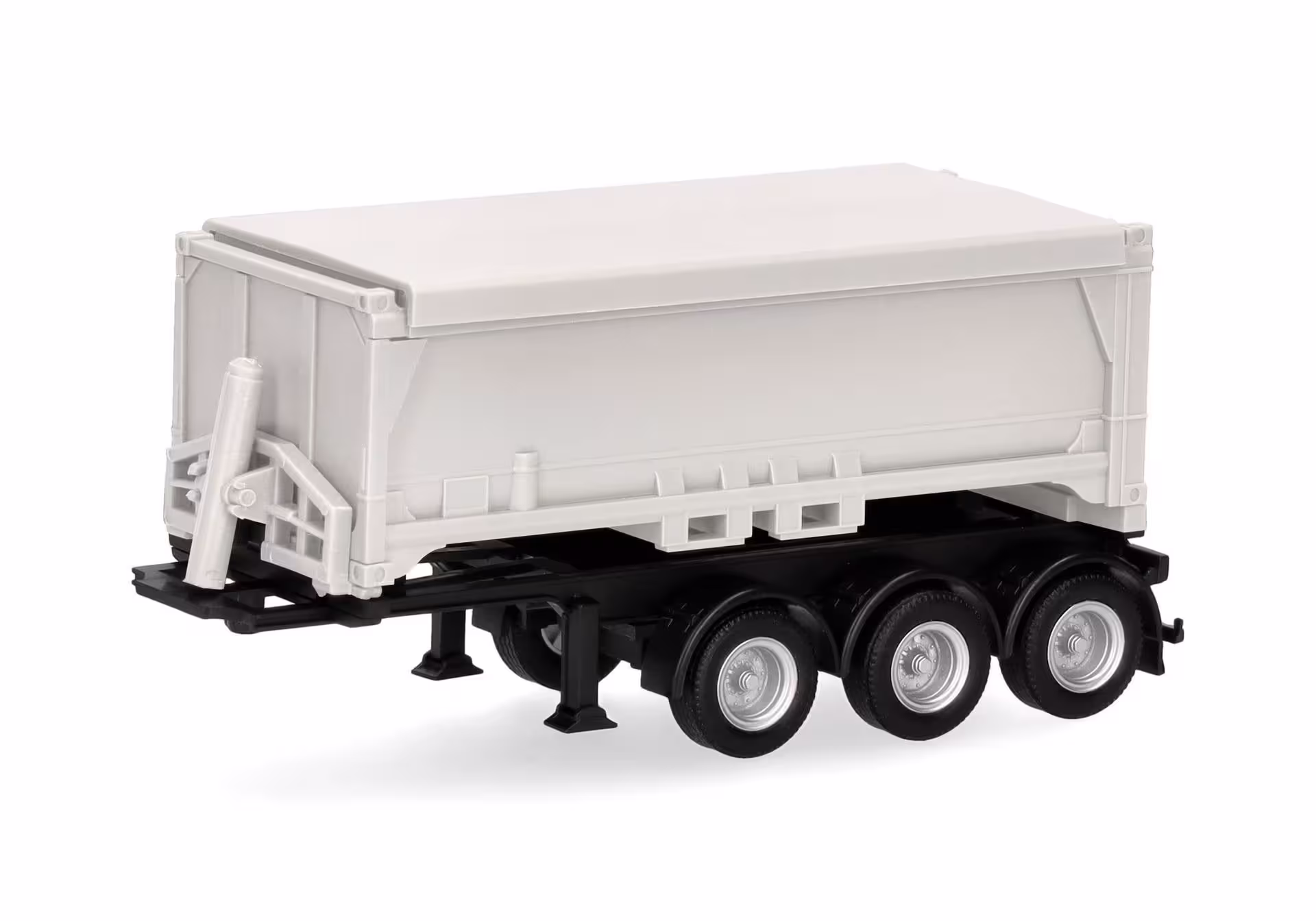 Abraumcontainerauflieger 3achs weiß Modell von Herpa 1:87 eilbote-onlineshop - Agrarfox