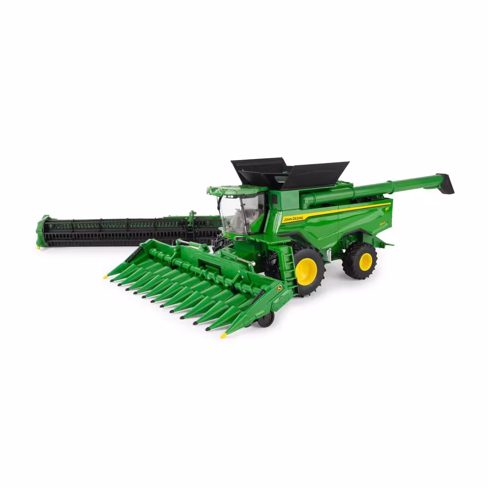 MA76759-1 Artikelname: John Deere S7 Mähdrescher mit Zwillingsbereifung Originalhersteller: John Deere von Ertl im Maßstab: 1:32 Hersteller-Nr: 45995