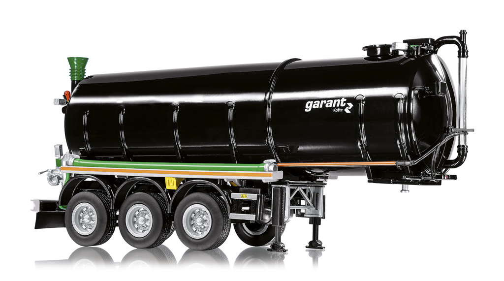 Kotte garant Tanksattelauflieger TSA schwarz Modell von WIKING 1:32