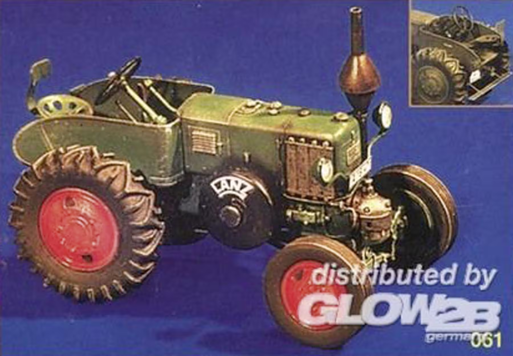 Lanz Bulldog 35 PS Bausatz aus Resin Modell von Plus Model 1:35 eilbote-onlineshop - Agrarfox