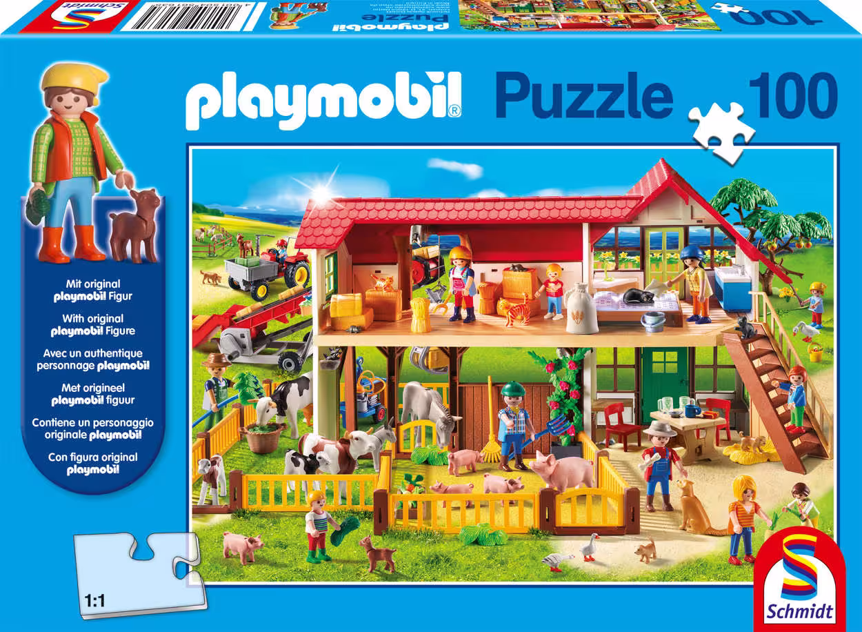Playmobil Bauernhof Puzzle eilbote-onlineshop - Agrarfox