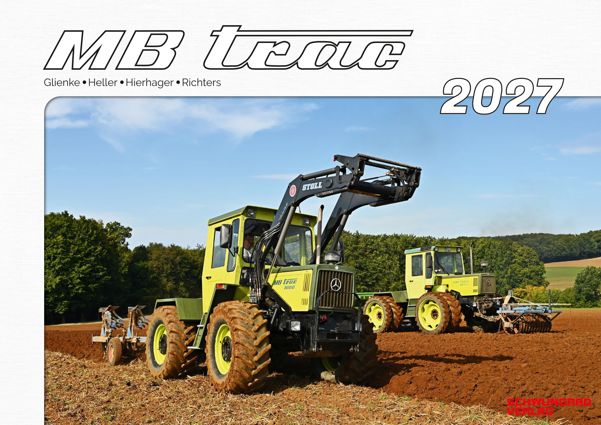 DA76974-1 Artikelname: MB trac Monatskalender 2027 Originalhersteller: Mercedes-BenzMB-trac