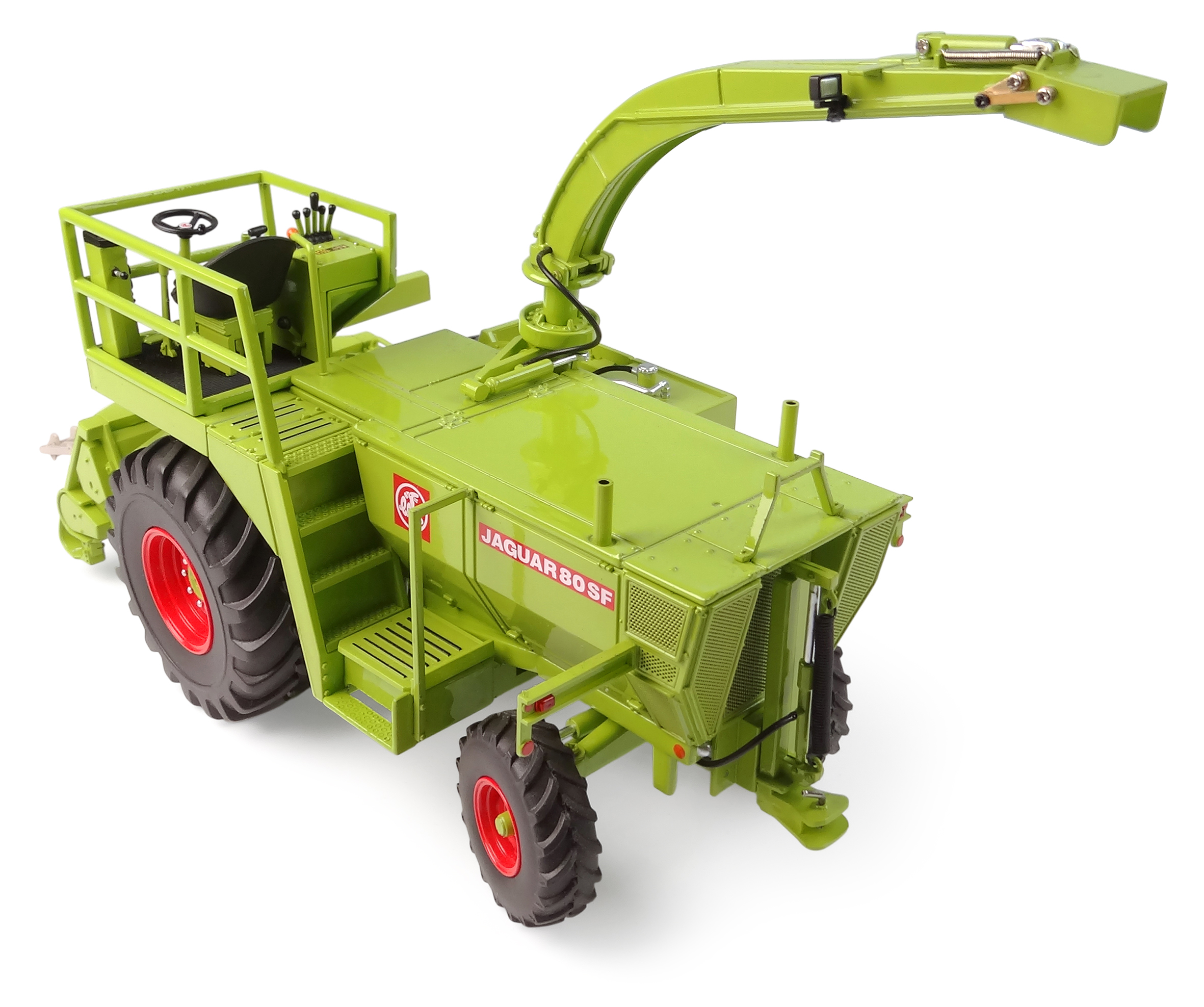 Claas Jaguar 80 SF mit Pick up Modell von Universal Hobbies 1:32