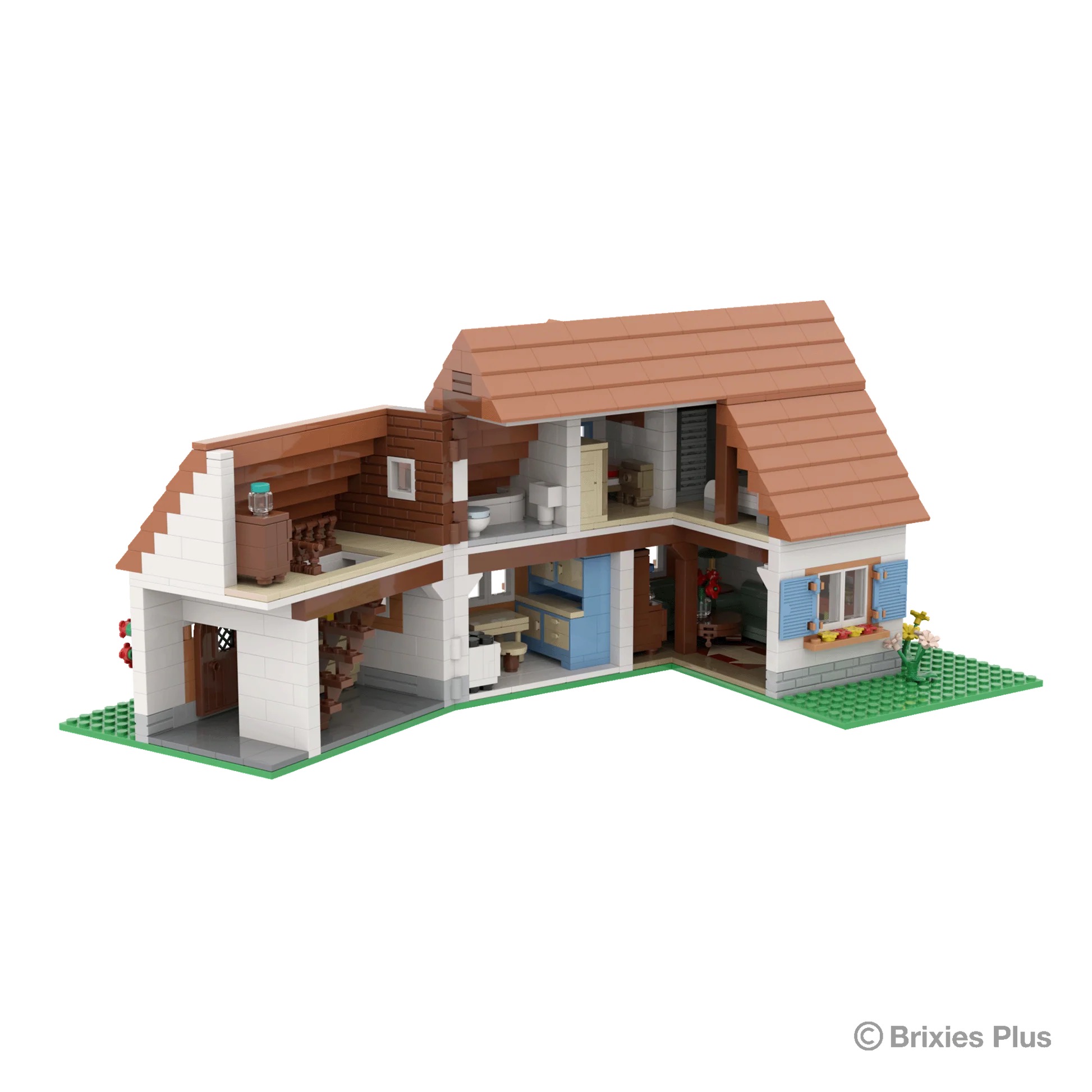BRIXIES Plus Bauernhaus Modell von Brixies Plus 