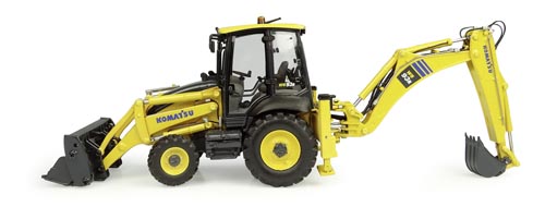 Komatsu WB93R-8 Baggerlader Modell von Universal Hobbies 1:50