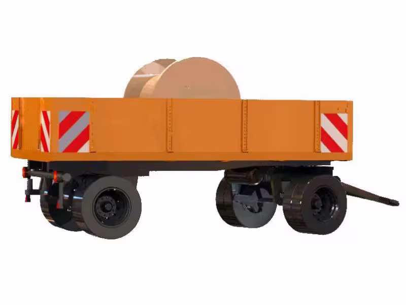 Obus-Leitungsbau Pritschenwagen mit Kabeltrommel Bausatz Modell von VK Modelle 1:87 eilbote-onlineshop - Agrarfox