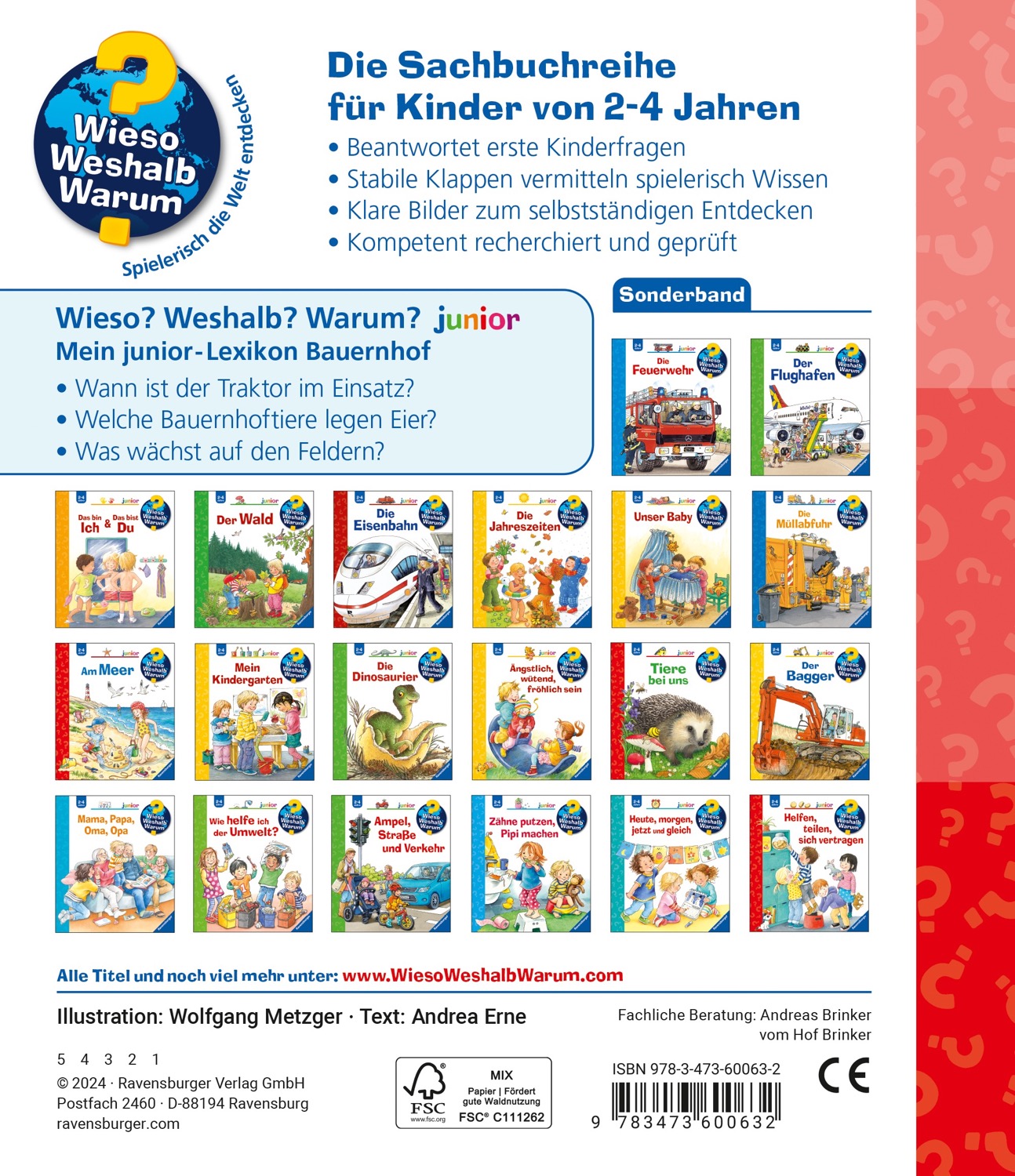 Wieso Weshalb Warum? Junior Mein Junior Lexikon Bauernhof 