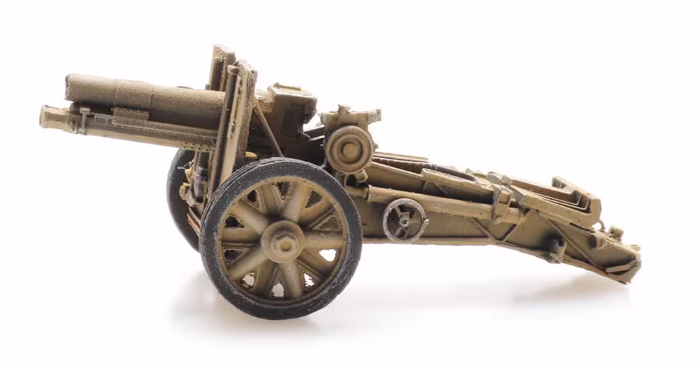 MA76179-1 Artikelname: 15 cm sIG 33 (schweres Infanterie Geschütz 33) Afrika Originalhersteller:  von Artitec im Maßstab: 1:87 Hersteller-Nr: 6870577