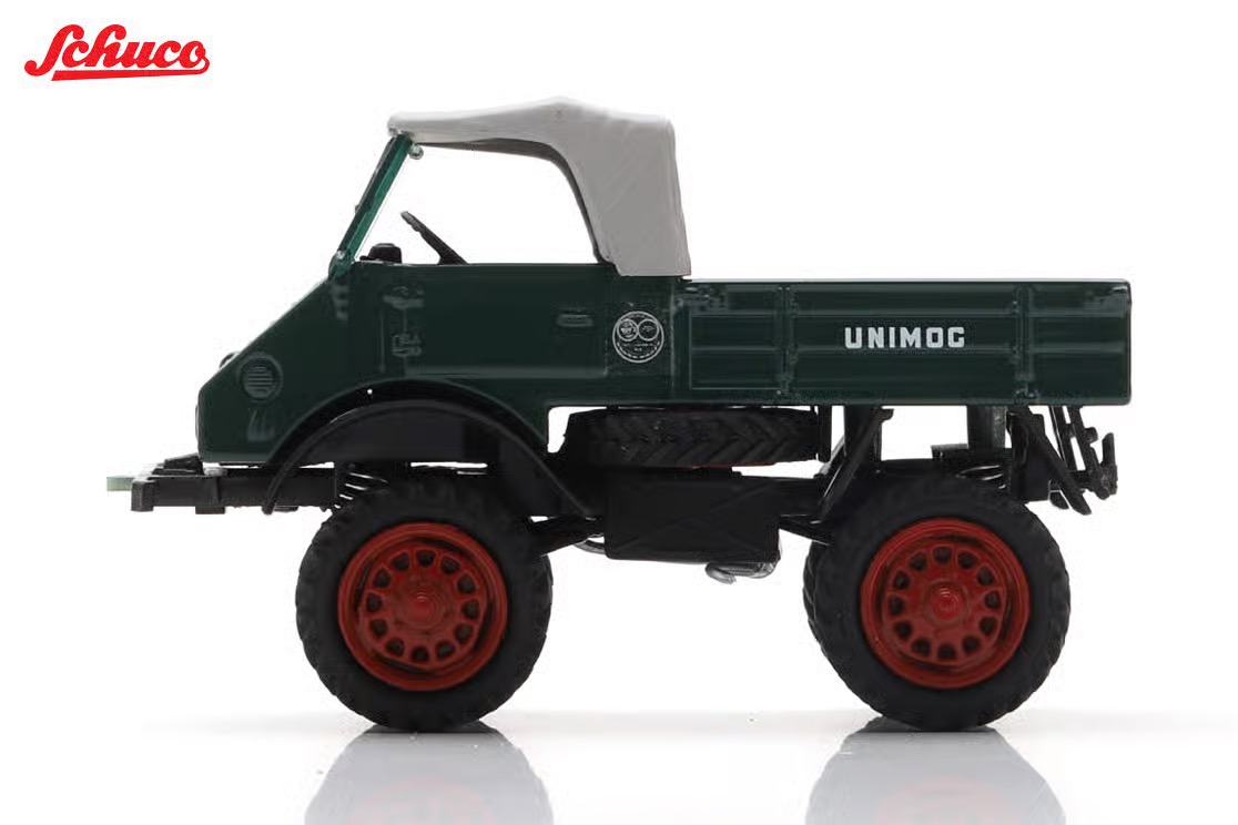 Mercedes-Benz Unimog 401 halb alt/neu 1955 Modell von Schuco 1:43