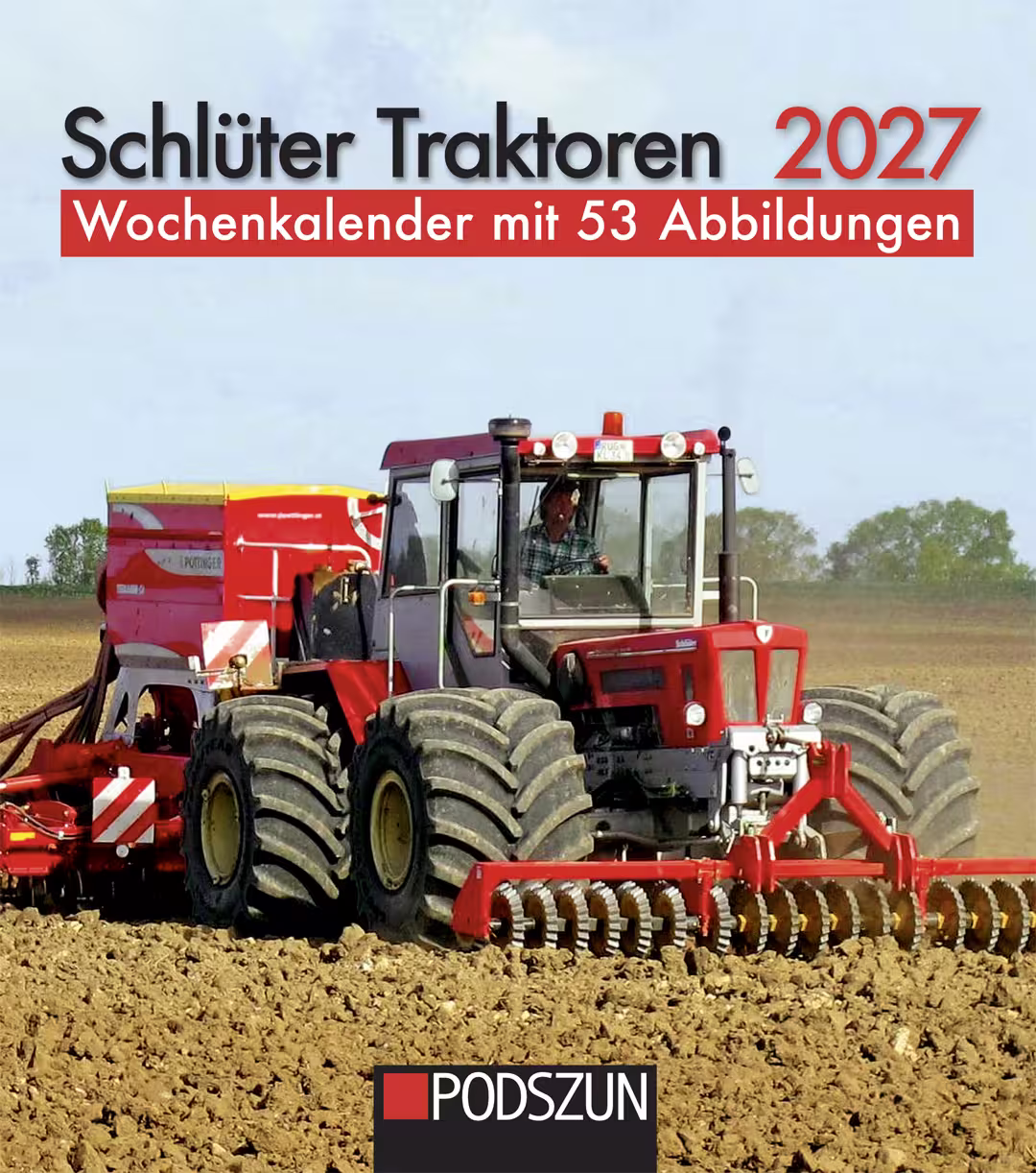 DA76944-1 Artikelname: Schlüter Traktoren Wochenkalender 2027 Originalhersteller: Schlüter Hersteller-Nr: 1204
