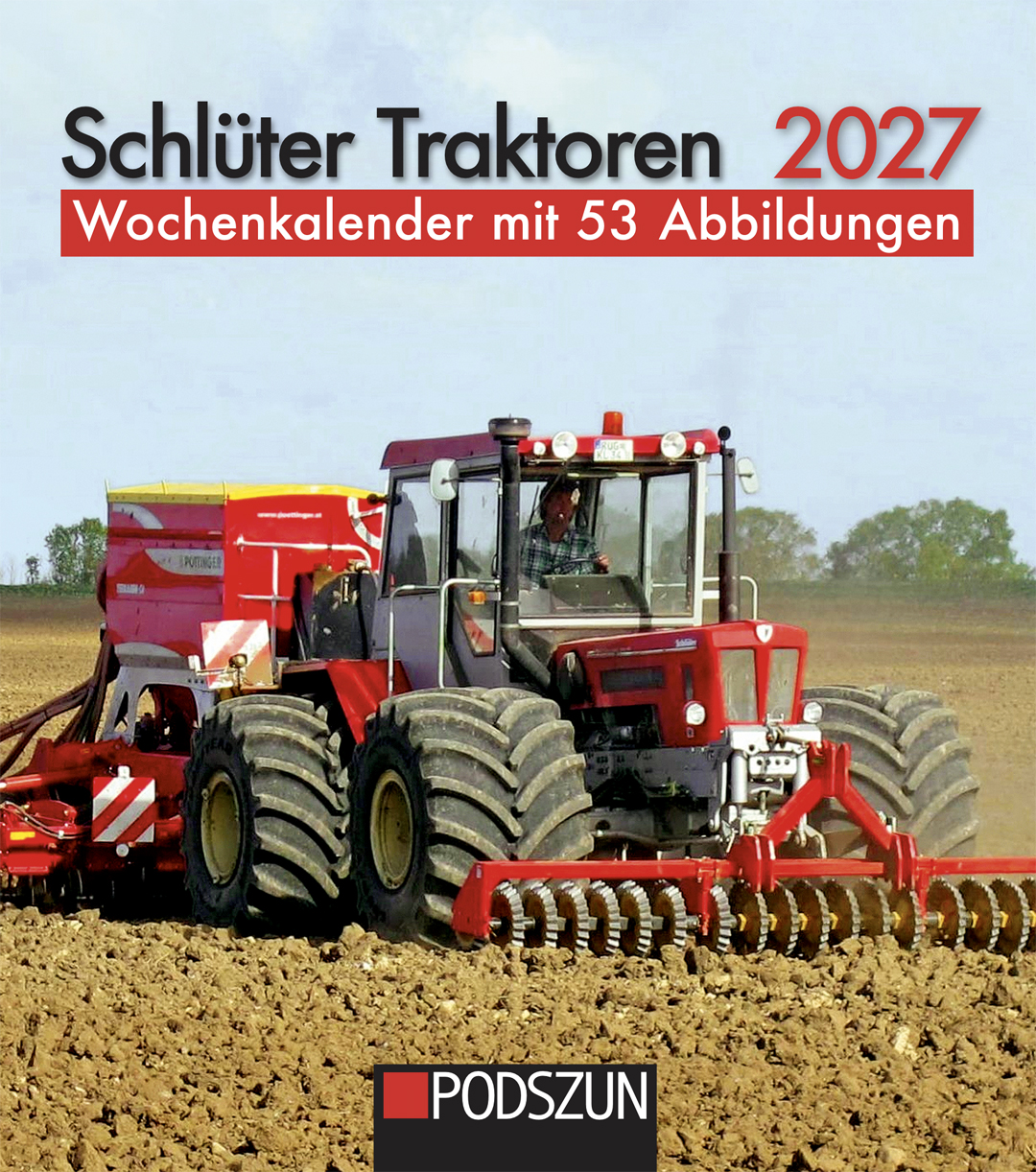 DA76944-1 Artikelname: Schlüter Traktoren Wochenkalender 2027 Originalhersteller: Schlüter Hersteller-Nr: 1204