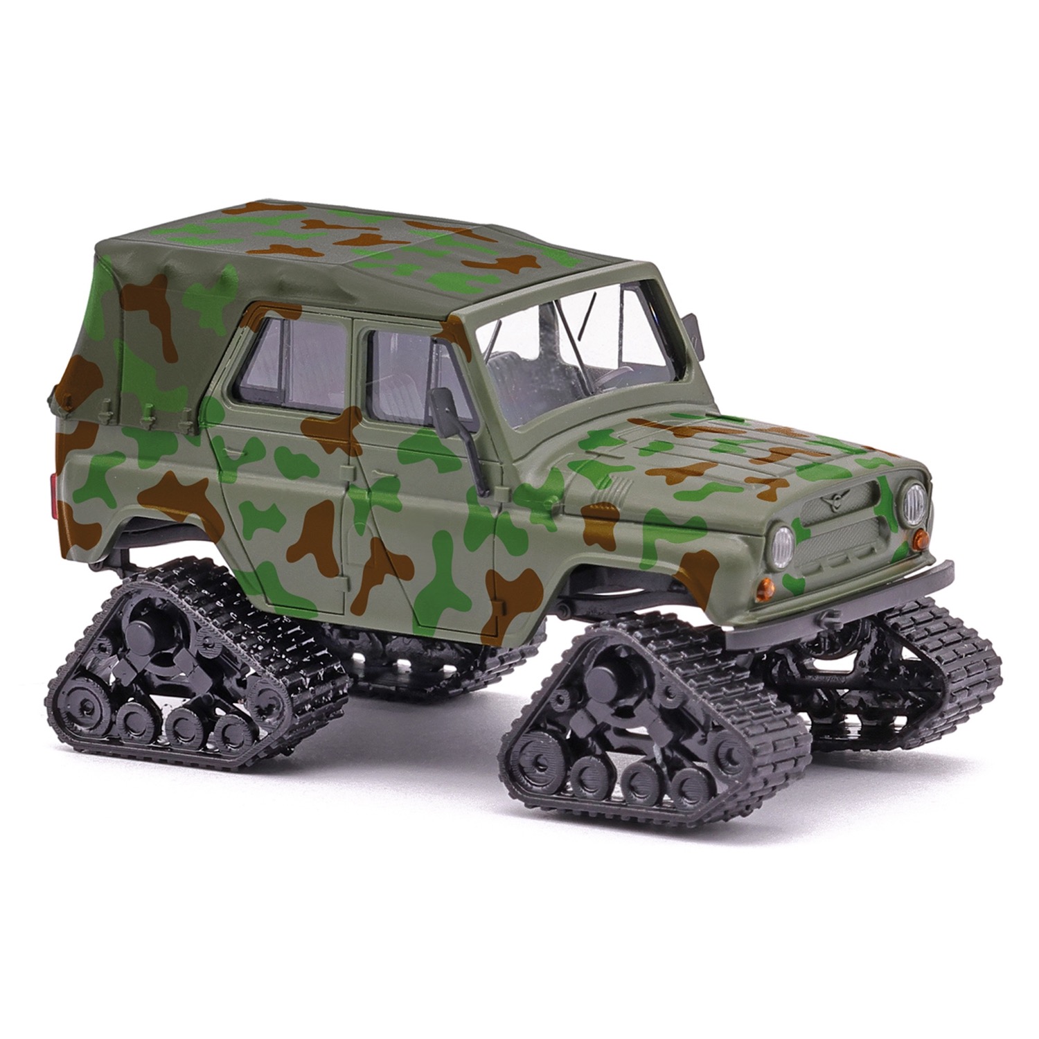 UAZ 469 Raupenantrieb Modell von Busch 1:87