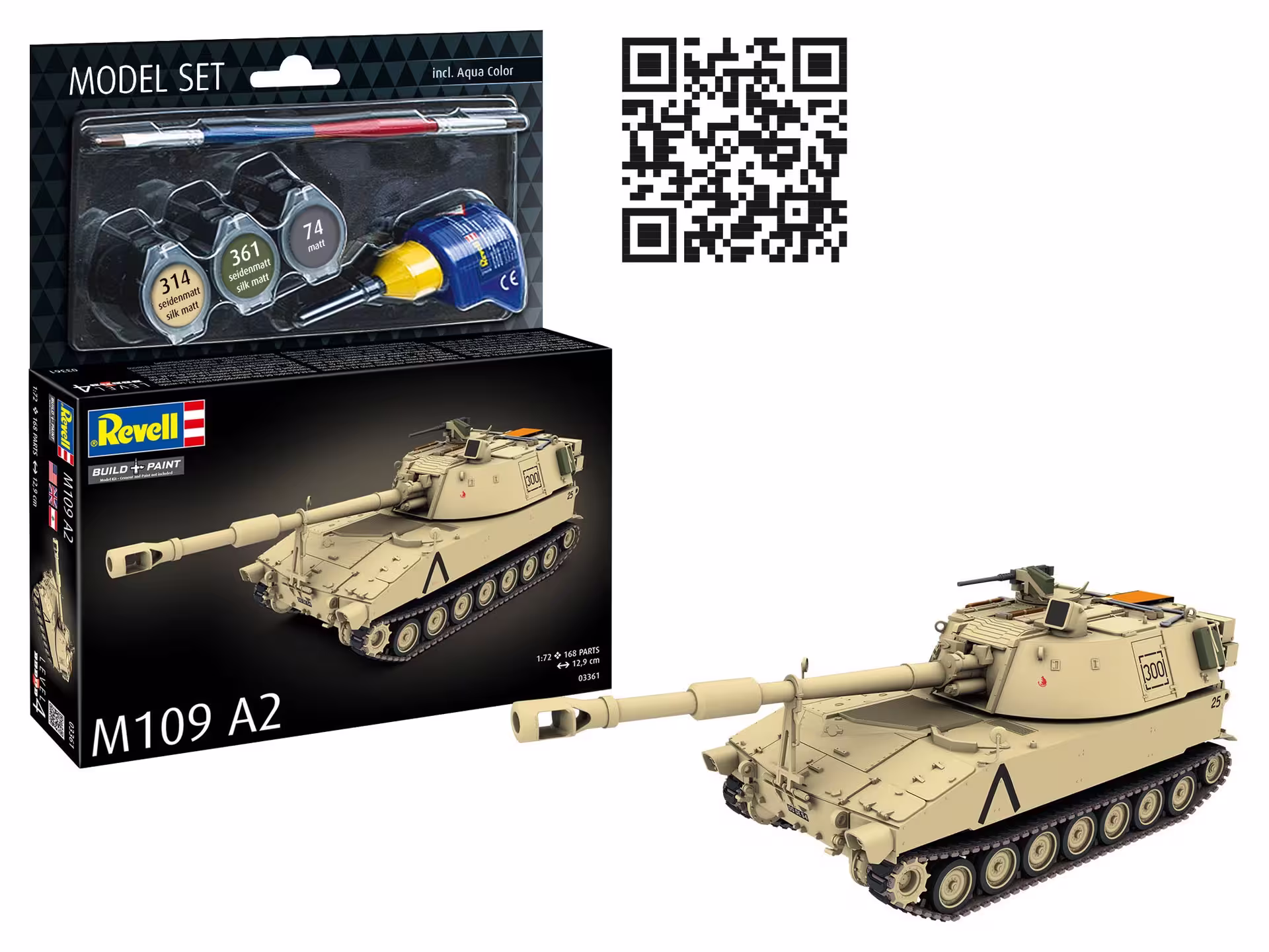 Panzerhaubitze M109 A2 Modell von Revell 1:72 eilbote-onlineshop - Agrarfox