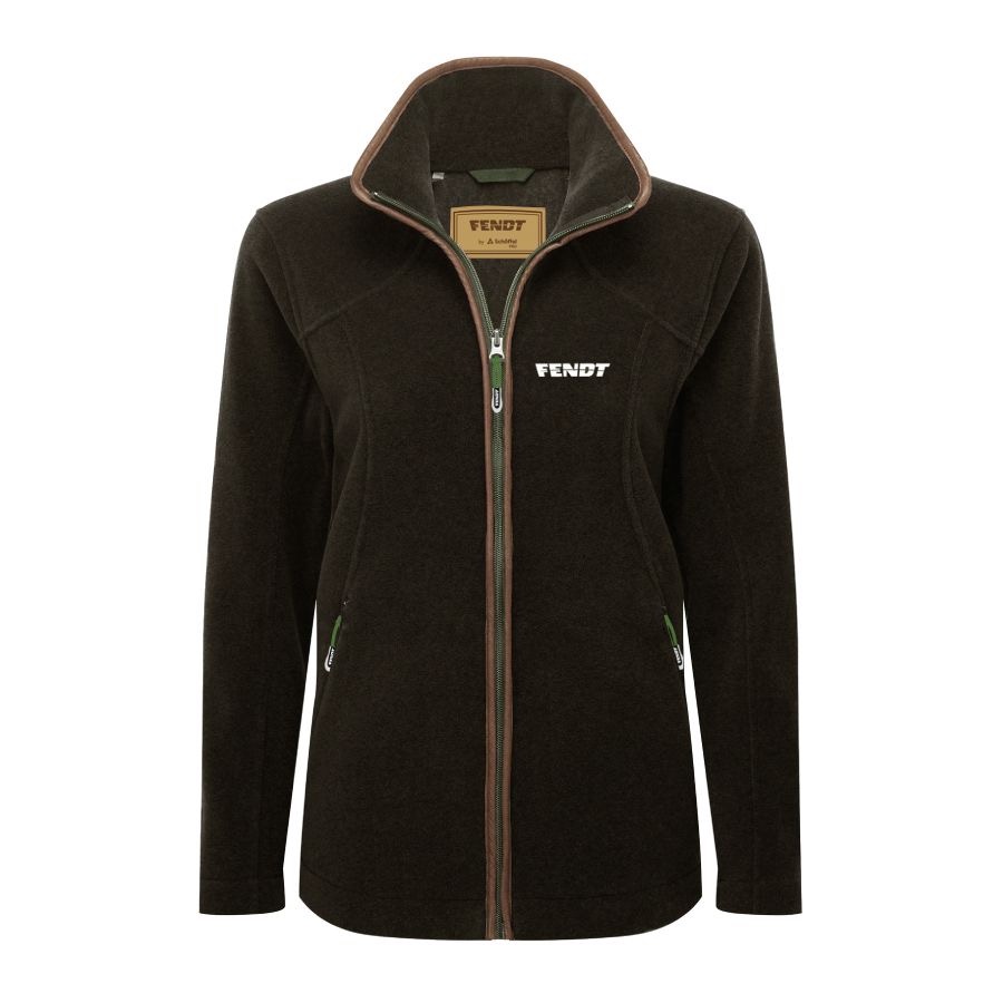 Fendt Damen-Fleecejacke – Lodengrün
