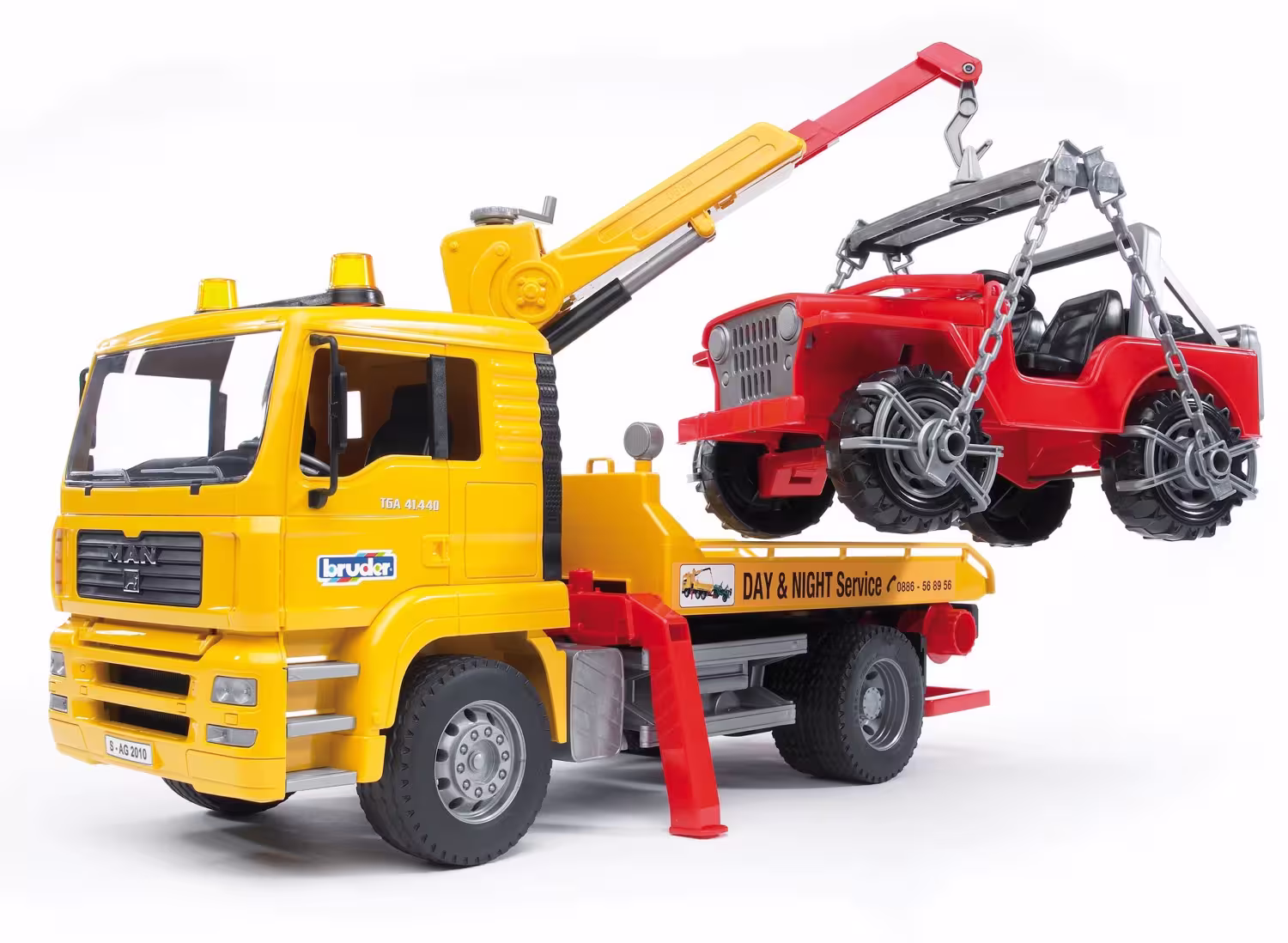 MAN TGA Abschlepp-LKW mit Geländewagen (ohne Light and Sound Modul) eilbote-onlineshop - Agrarfox