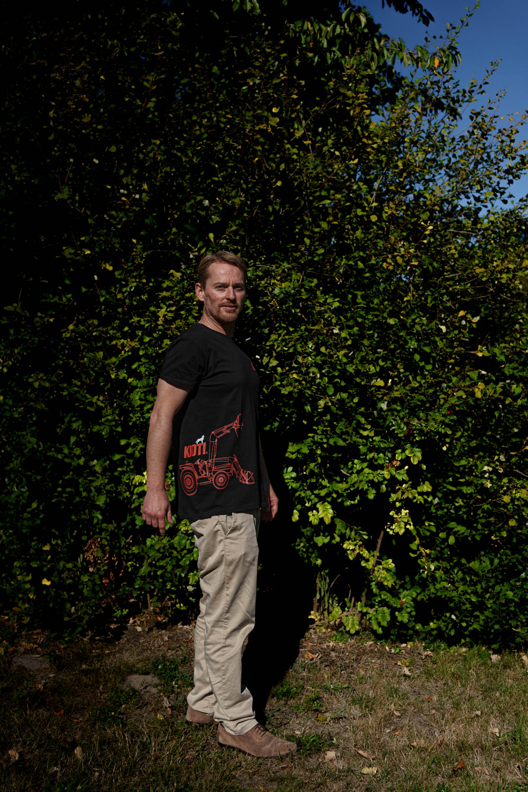 KIOTI T-Shirt Traktor schwarz