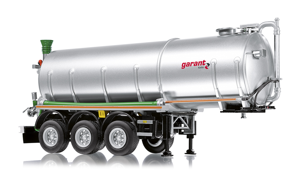 Kotte garant Tanksattelauflieger TSA silber Modell von WIKING 1:32