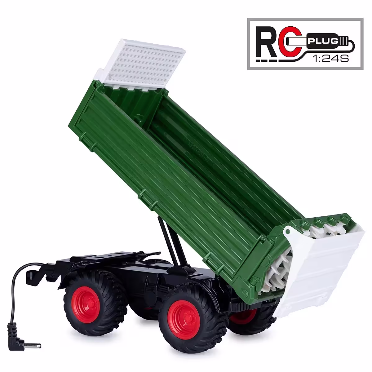 KA76152-1 Artikelname: Miststreuer grün für RC-Traktor MB-trac 1000 1:24S Originalhersteller:  von Jamara im Maßstab: 1:24 Hersteller-Nr: 423267