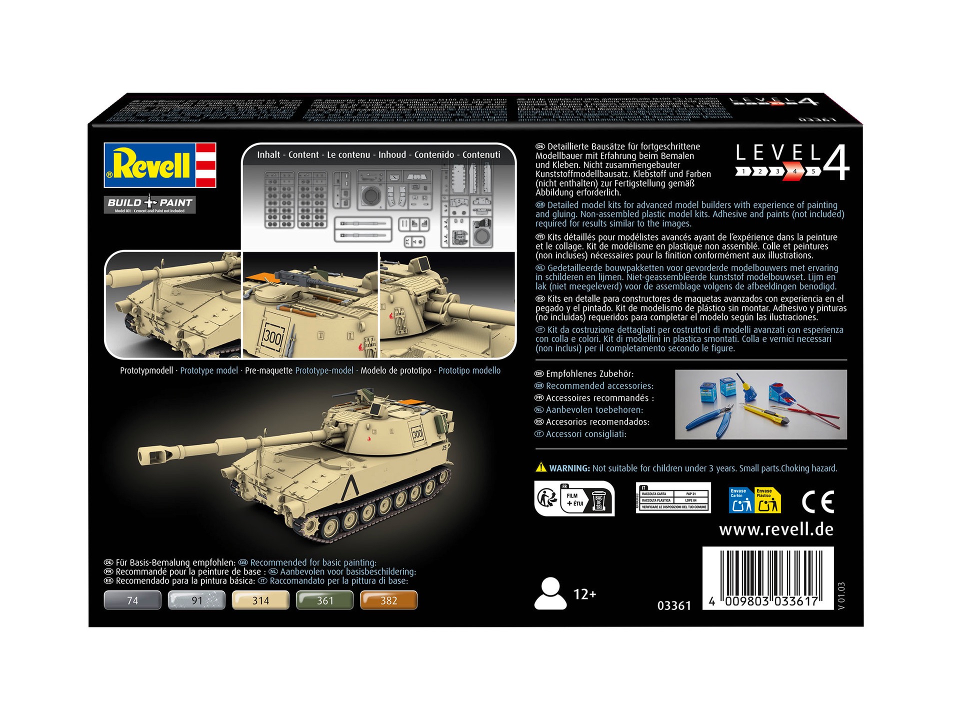 M109 A2 Modell von Revell 1:72