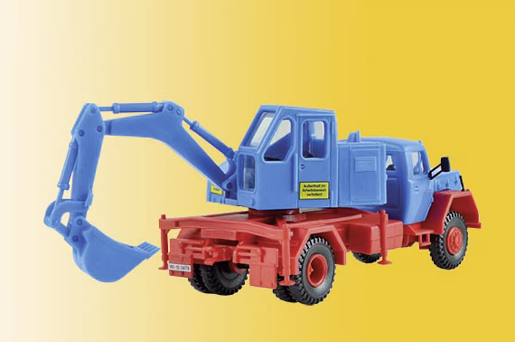 Magirus Eckhauber mit Baggeraufbau (Bausatz) Modell von kibri 1:87 eilbote-onlineshop - Agrarfox