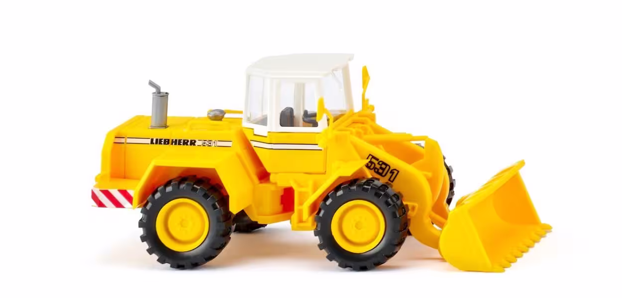 Radlader Liebherr rapsgelb Modell von WIKING 1:87 eilbote-onlineshop - Agrarfox