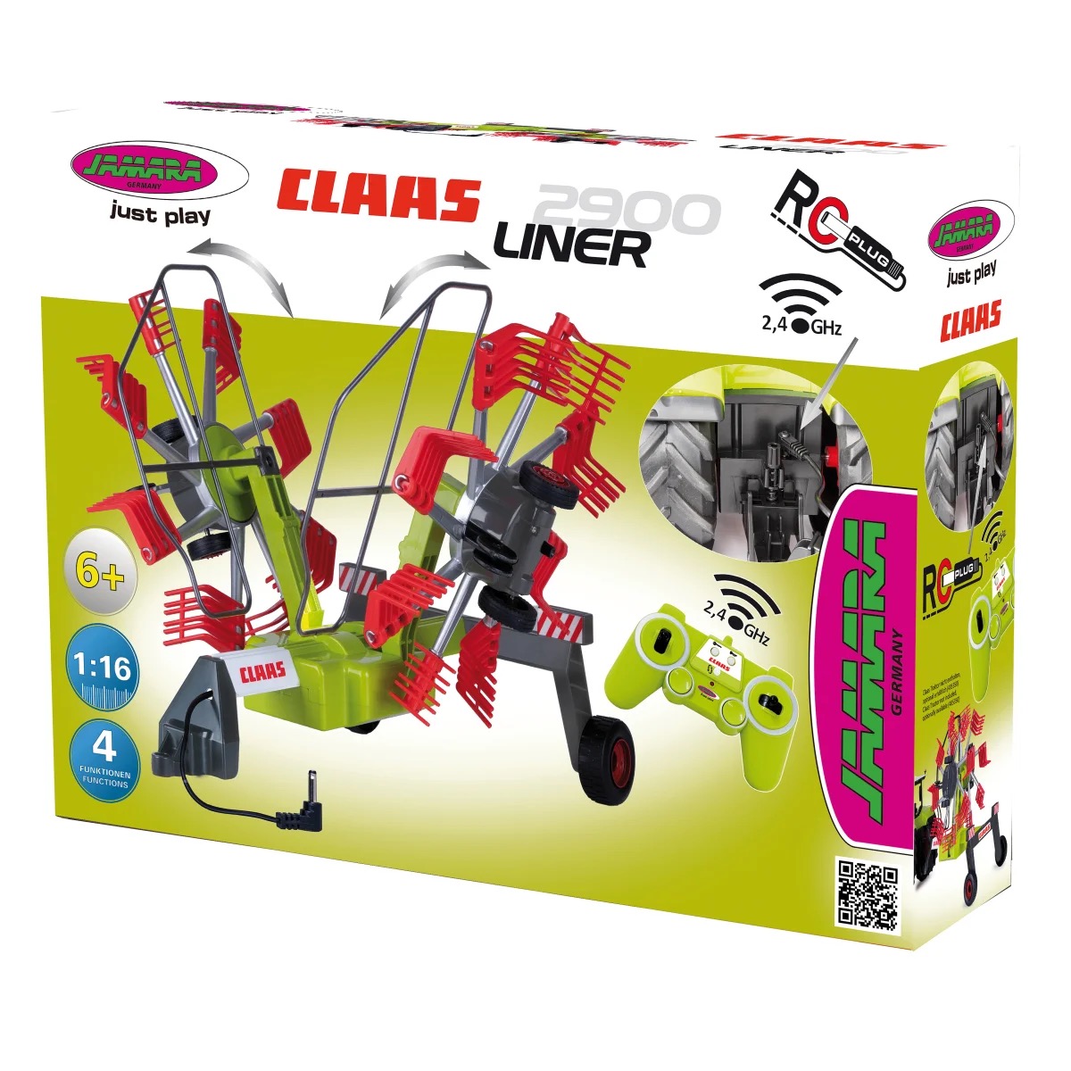 Schwader Claas für RC-Traktor 1:16