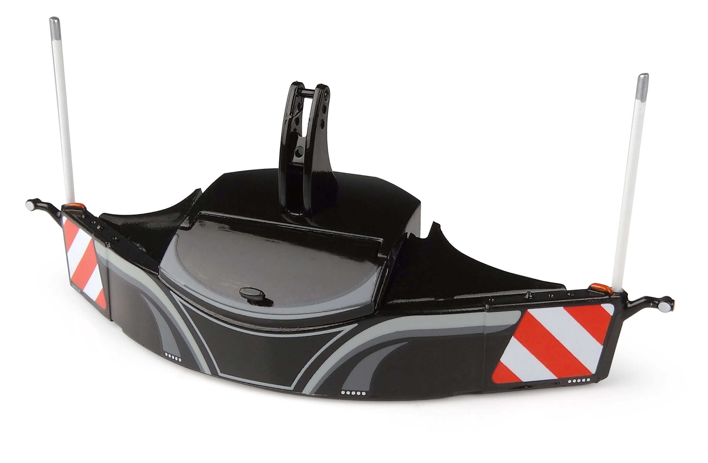 MA77110-1 Artikelname: Tractorbumper Sicherheitsfrontgewicht Plus 1500 kg universal schwarz Originalhersteller: Tractorbumper von Universal Hobbies im Maßstab: 1:32 Hersteller-Nr: UH7284