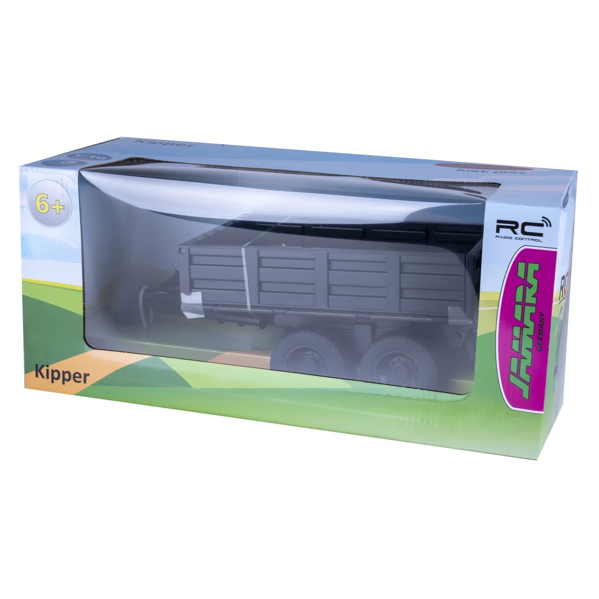 Kipper schwarz für RC-Traktor 1:16