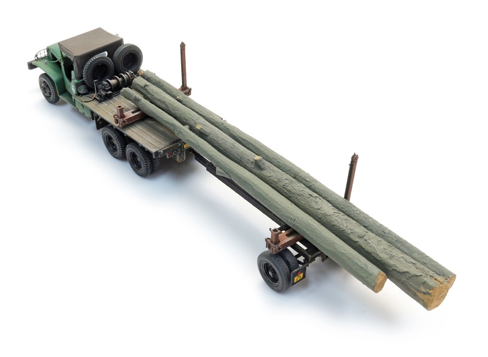 GMC CCKW-353 Holztransporter  Modell von  1:87