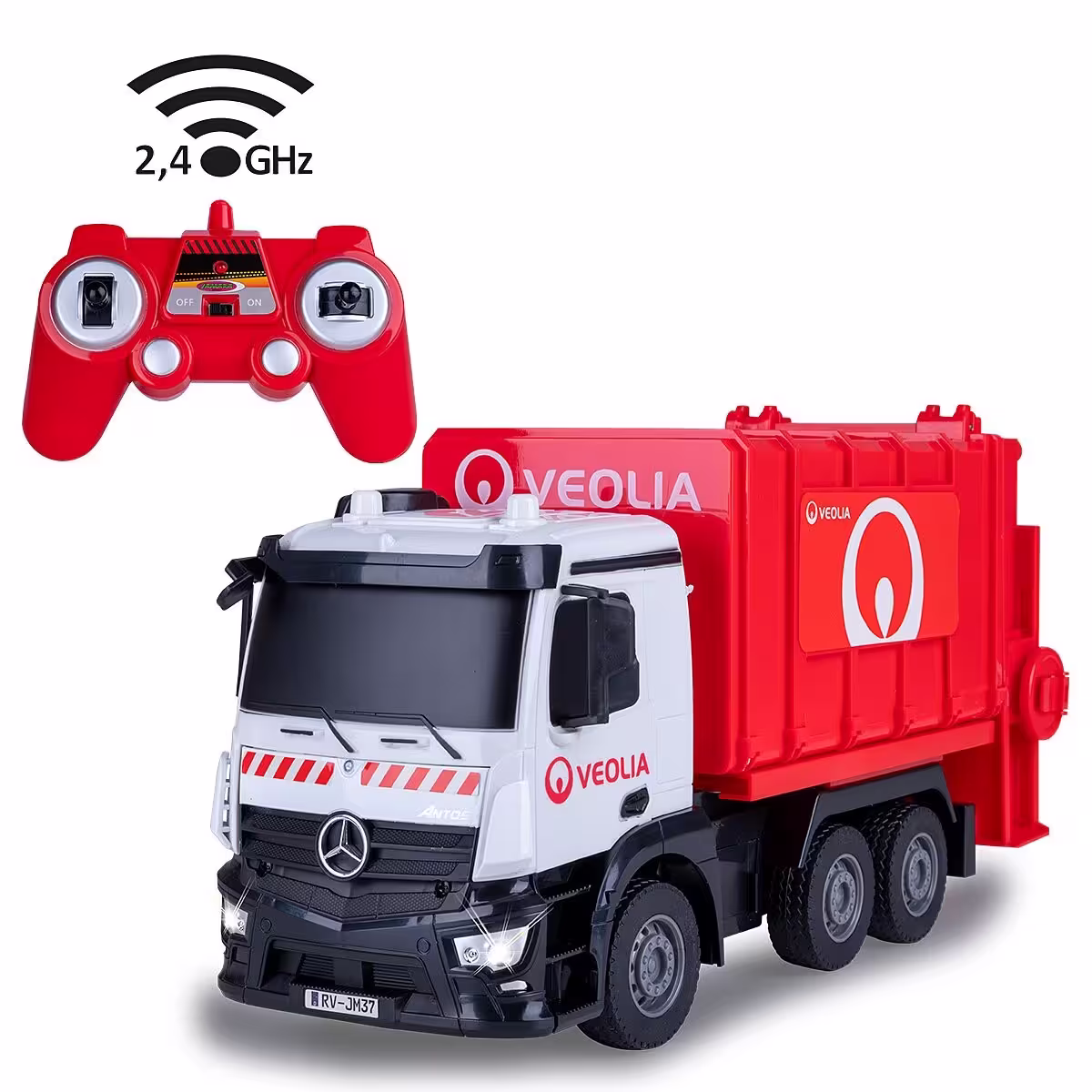 Müllwagen Mercedes-Benz Antos 1:26 2.4GHz Modell von Jamara 1:26 eilbote-onlineshop - Agrarfox
