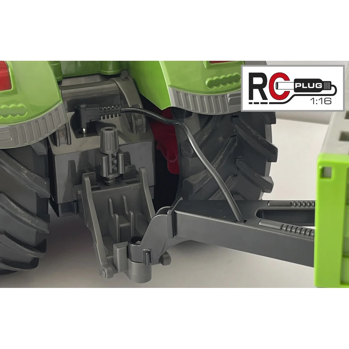 Kipper dunkel grün für RC-Traktor 1:16