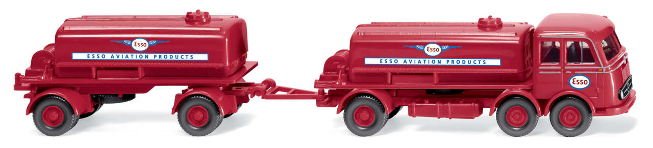 MB LP 333 Tankwagenhängerzug Esso Modell von WIKING 1:87