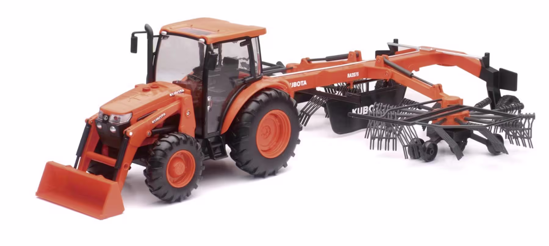 Kubota M5-111 mit RA2076 Heuwender Modell von NewRay 1:18 eilbote-onlineshop - Agrarfox