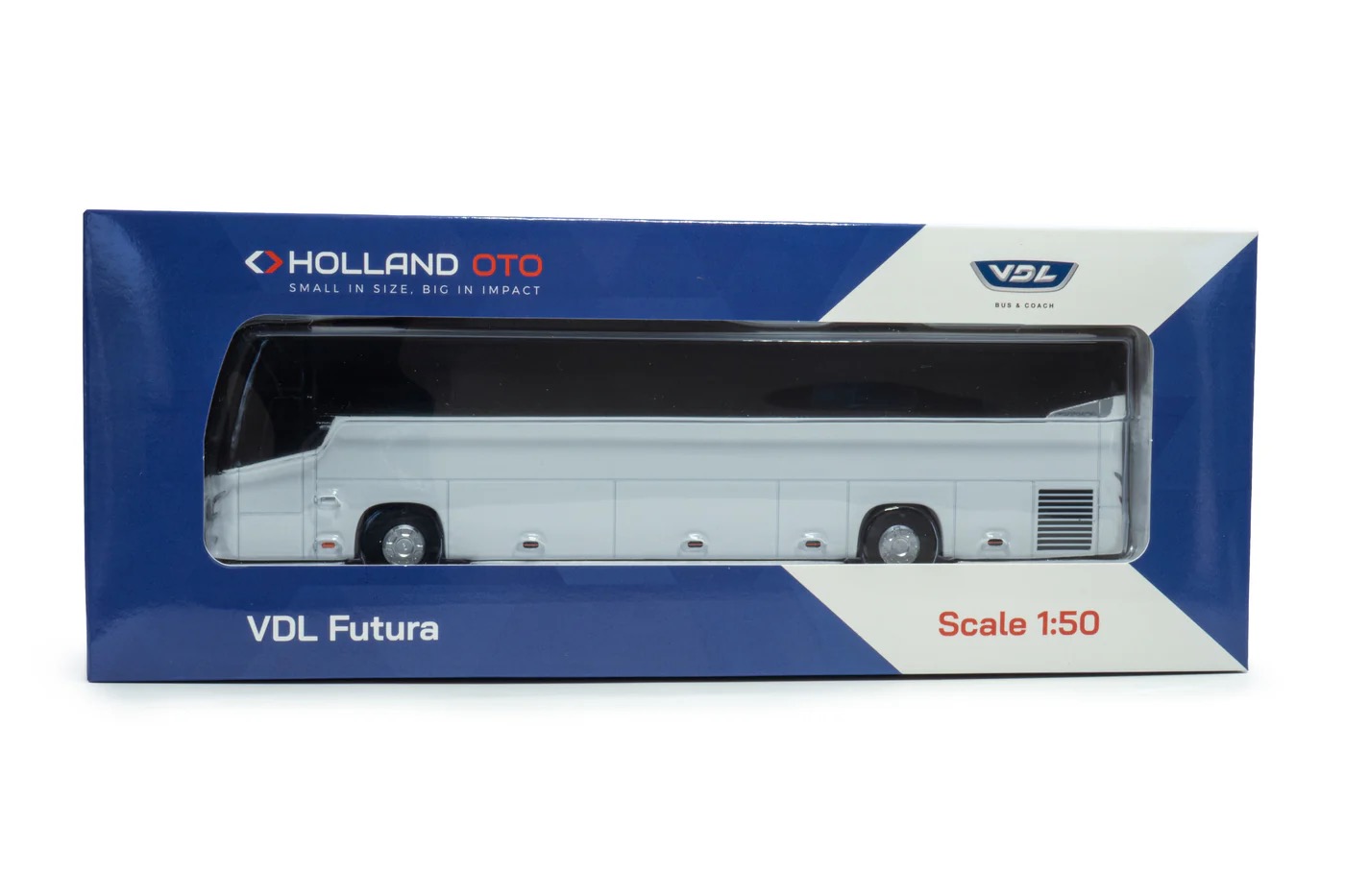 Miniature Bus HOLLANDOTO VDL Futura Contiki, Noir, échelle 1/87 (HO) - HOL8-1146