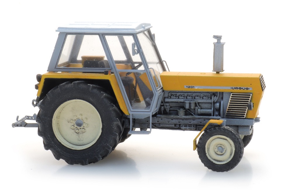 Ursus 1201 Traktor gelb Modell von Artitec 1:87
