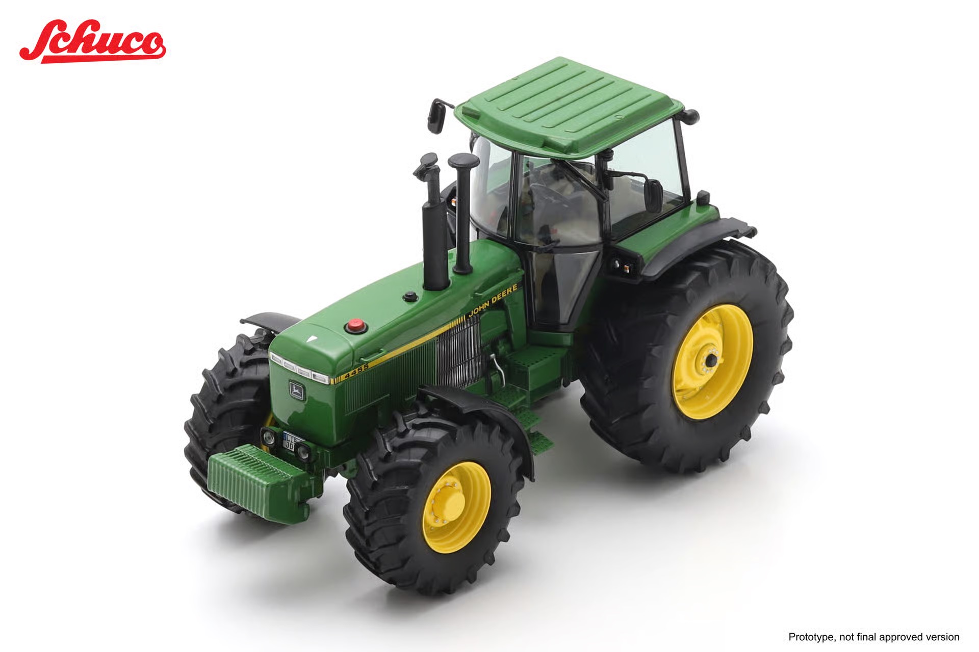 MA77129-1 Artikelname: John Deere 4455 Originalhersteller: John Deere Modelltyp: 4455 von Schuco im Maßstab: 1:32 Hersteller-Nr: 451320032